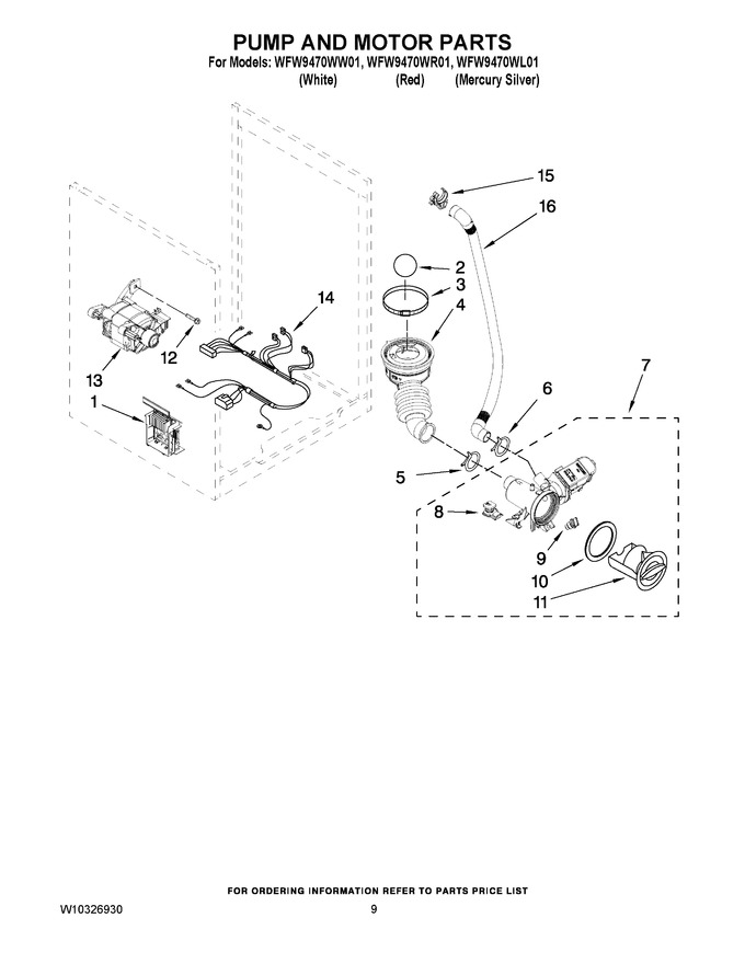 Diagram for WFW9470WR01