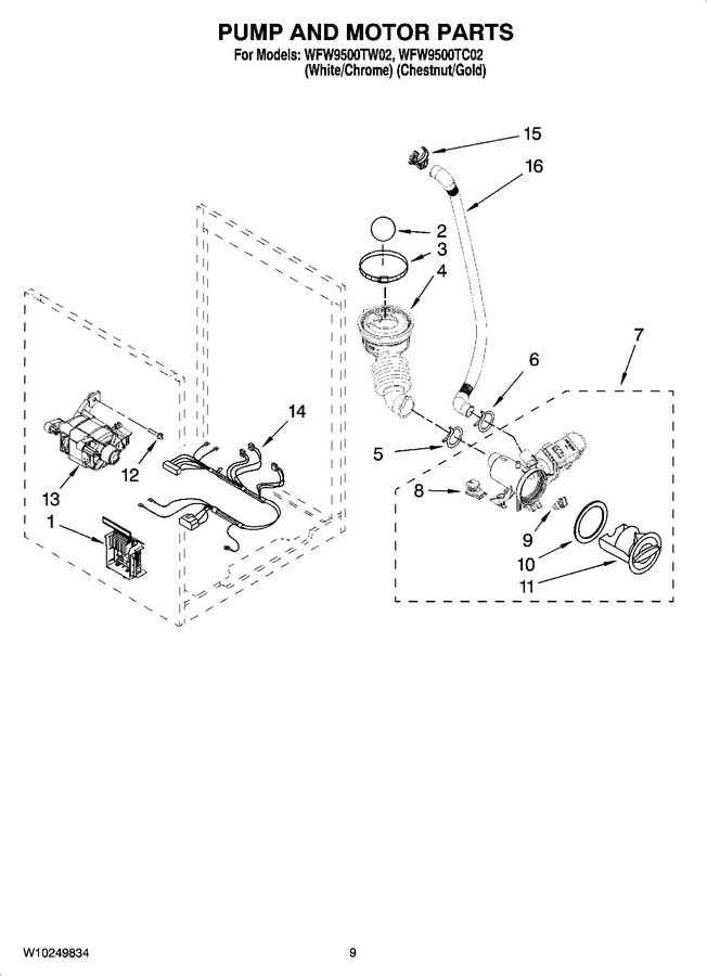 Diagram for WFW9500TW02