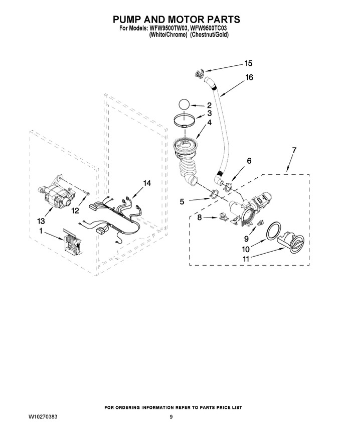 Diagram for WFW9500TC03
