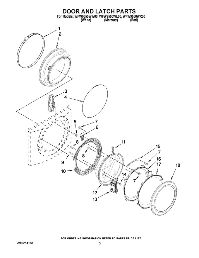 Diagram for WFW9550WW00