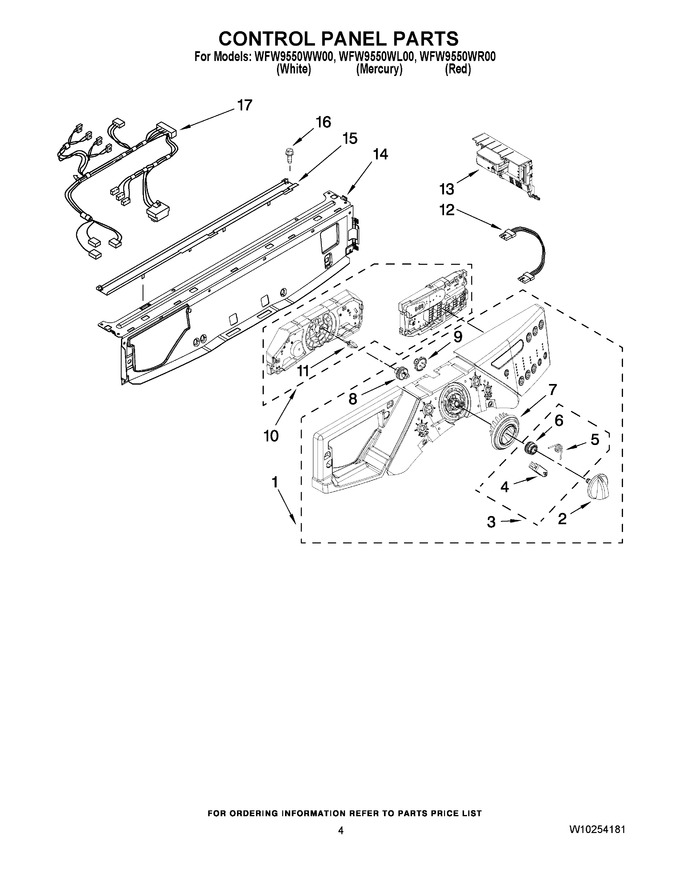 Diagram for WFW9550WW00