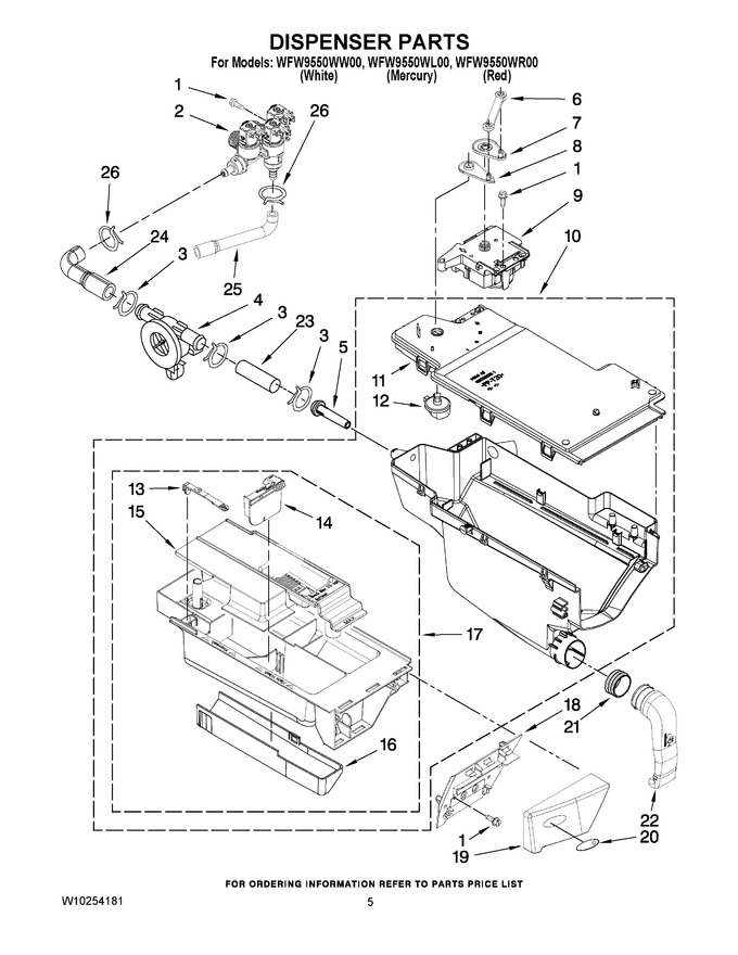 Diagram for WFW9550WR00