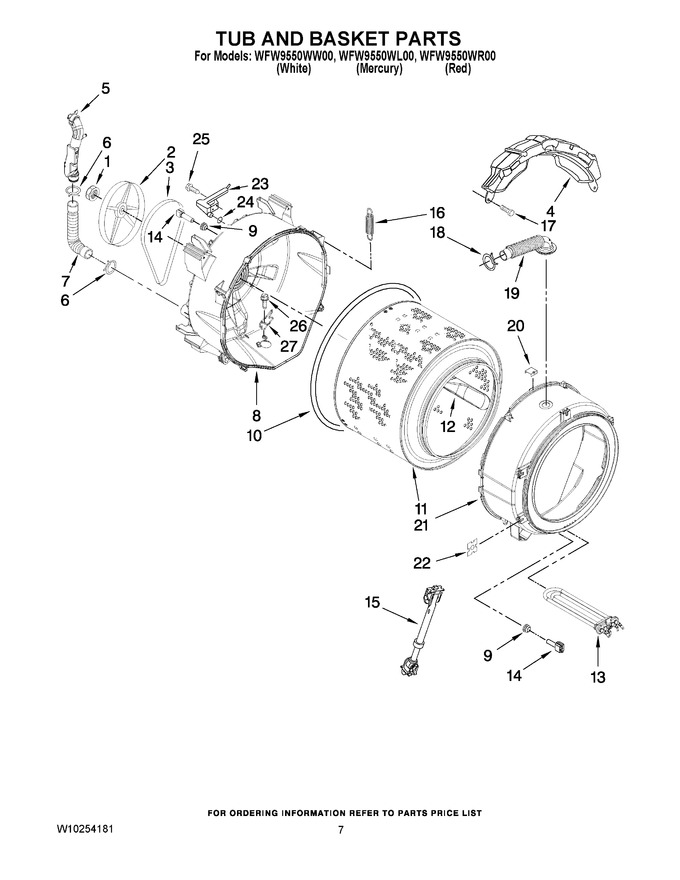 Diagram for WFW9550WW00