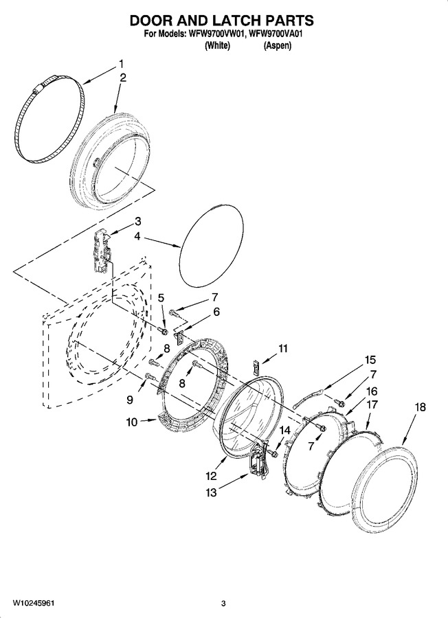 Diagram for WFW9700VA01