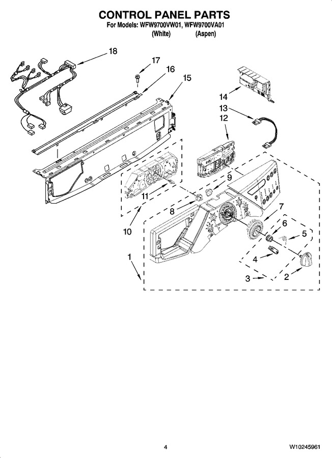 Diagram for WFW9700VA01
