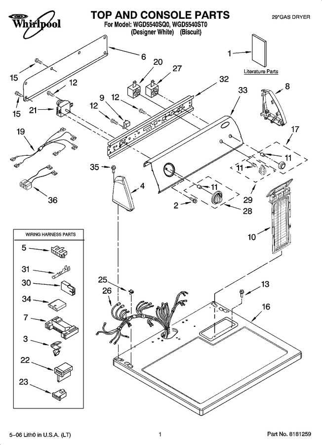 Diagram for WGD5540SQ0