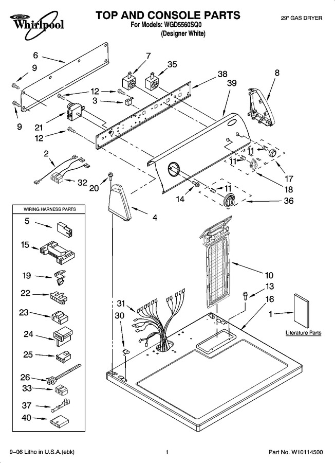 Diagram for WGD5560SQ0