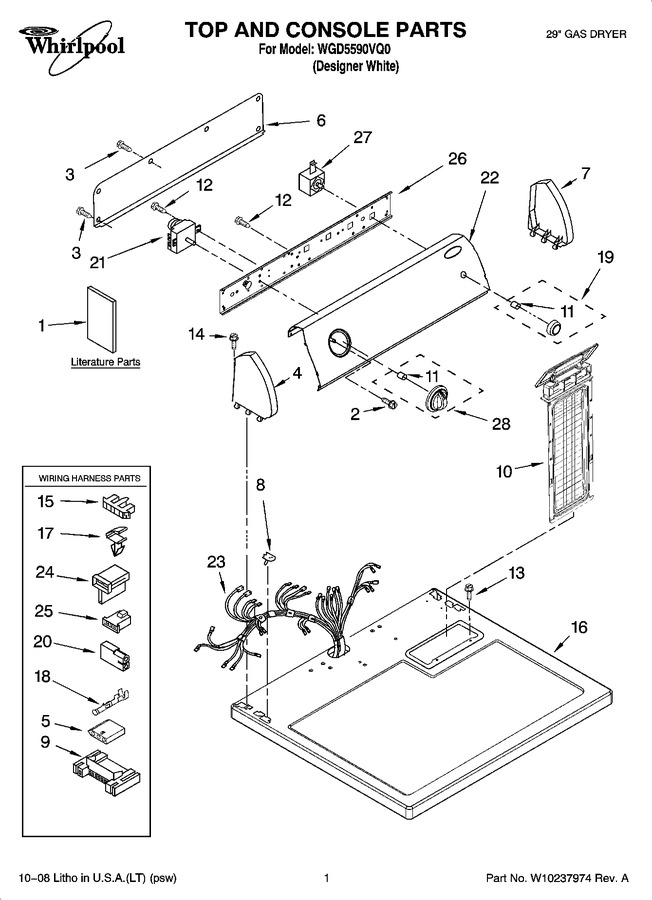 Diagram for WGD5590VQ0