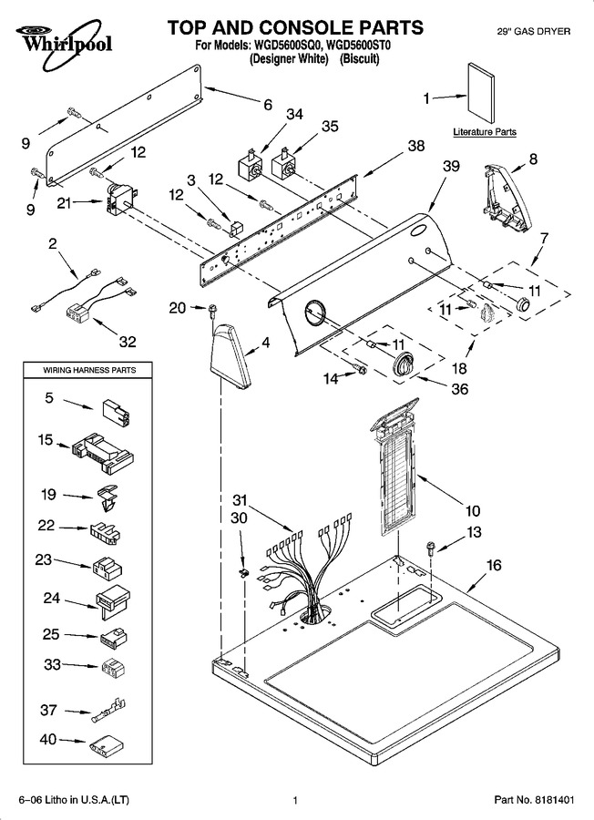 Diagram for WGD5600SQ0