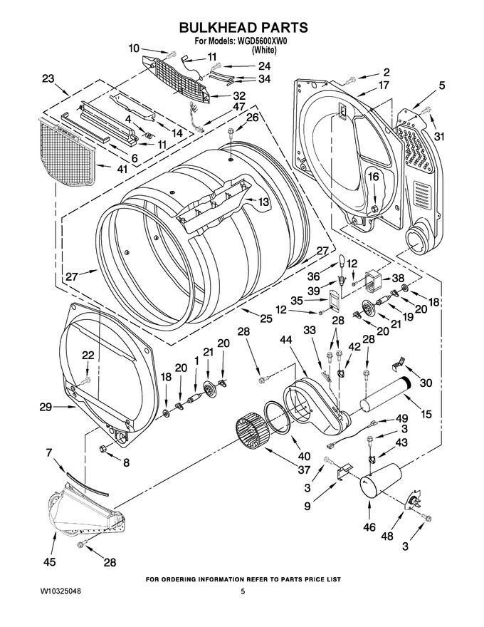 Diagram for WGD5600XW0