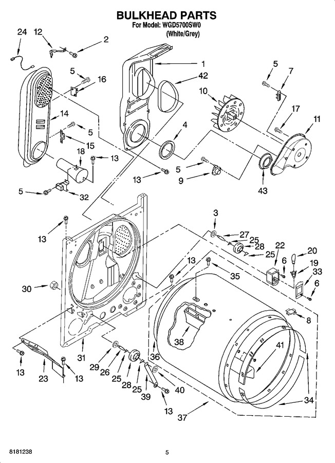 Diagram for WGD5700SW0