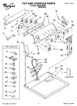 Diagram for 01 - Top And Console Parts
