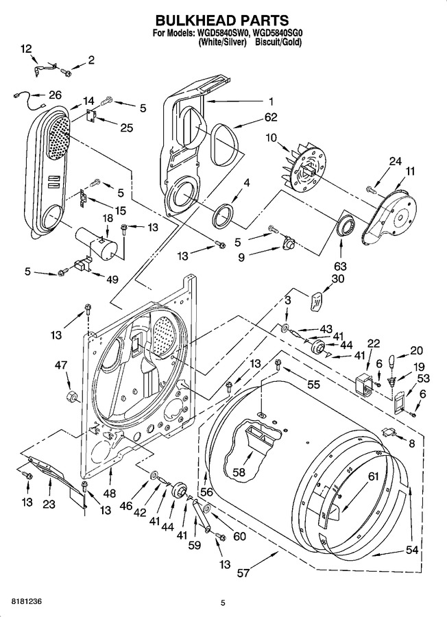 Diagram for WGD5840SW0