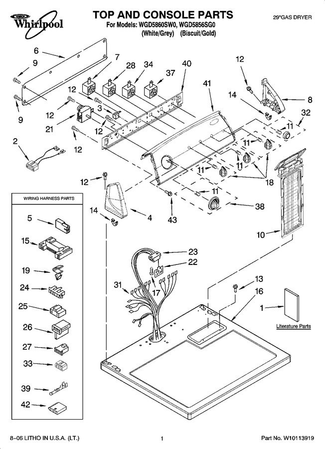 Diagram for WGD5856SG0