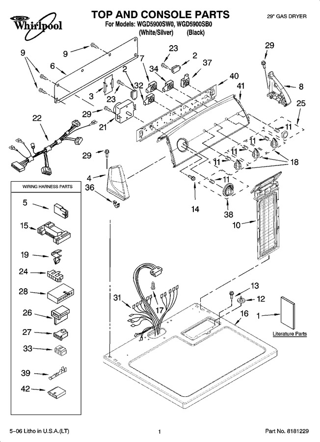Diagram for WGD5900SB0