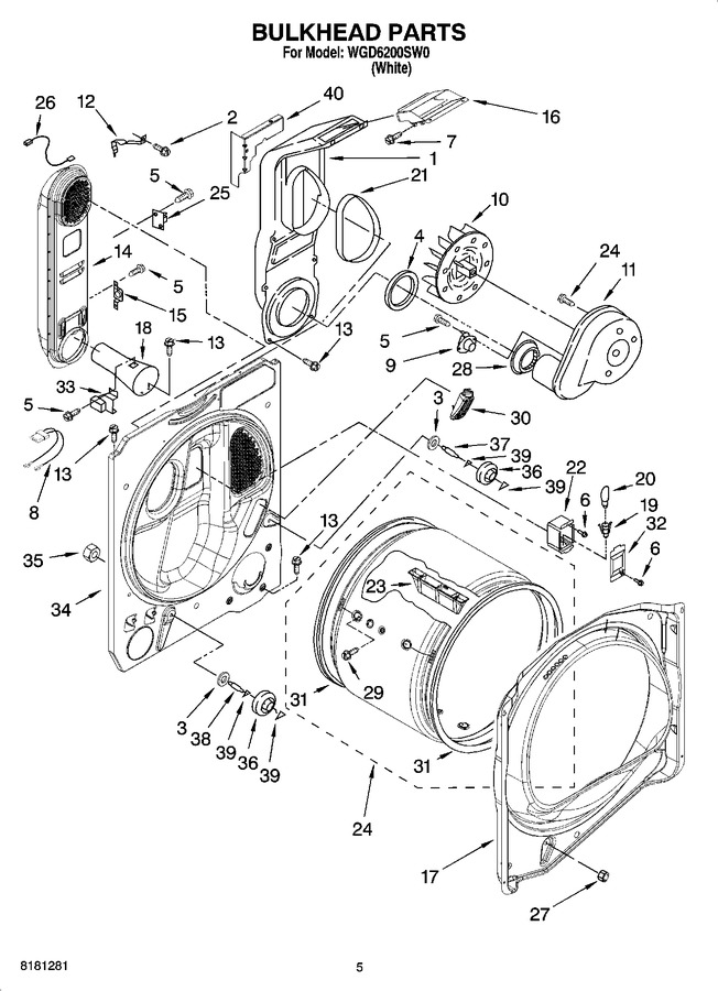 Diagram for WGD6200SW0