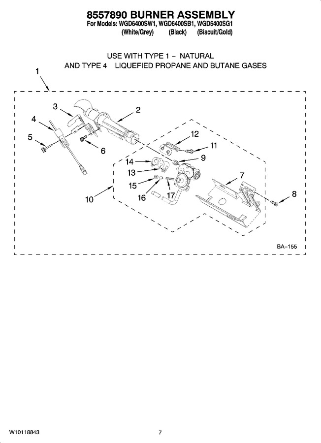 Diagram for WGD6400SG1