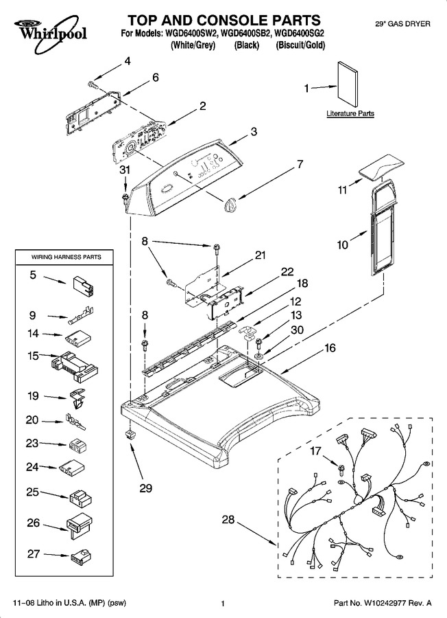 Diagram for WGD6400SB2