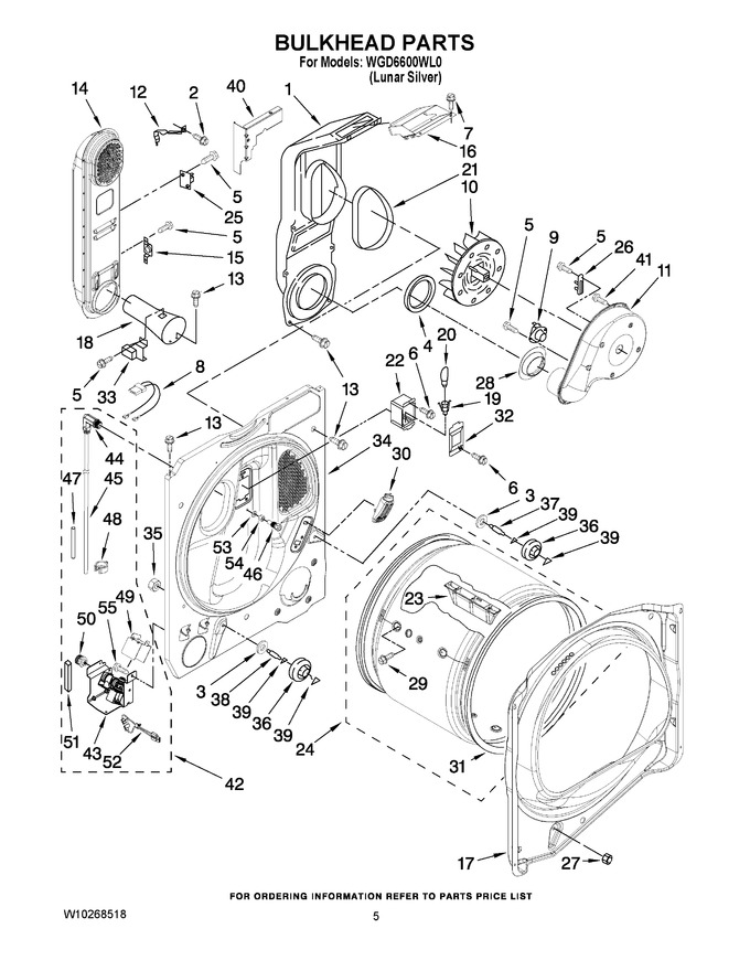 Diagram for WGD6600WL0