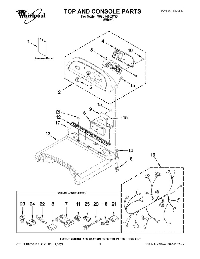 Diagram for WGD7400XW0