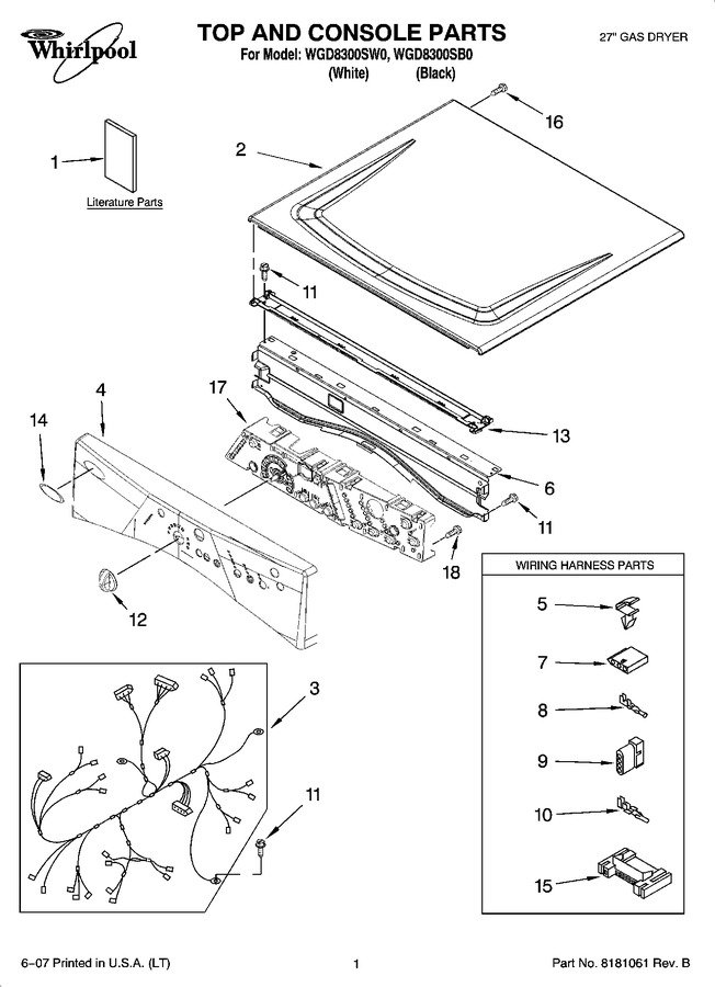 Diagram for WGD8300SW0
