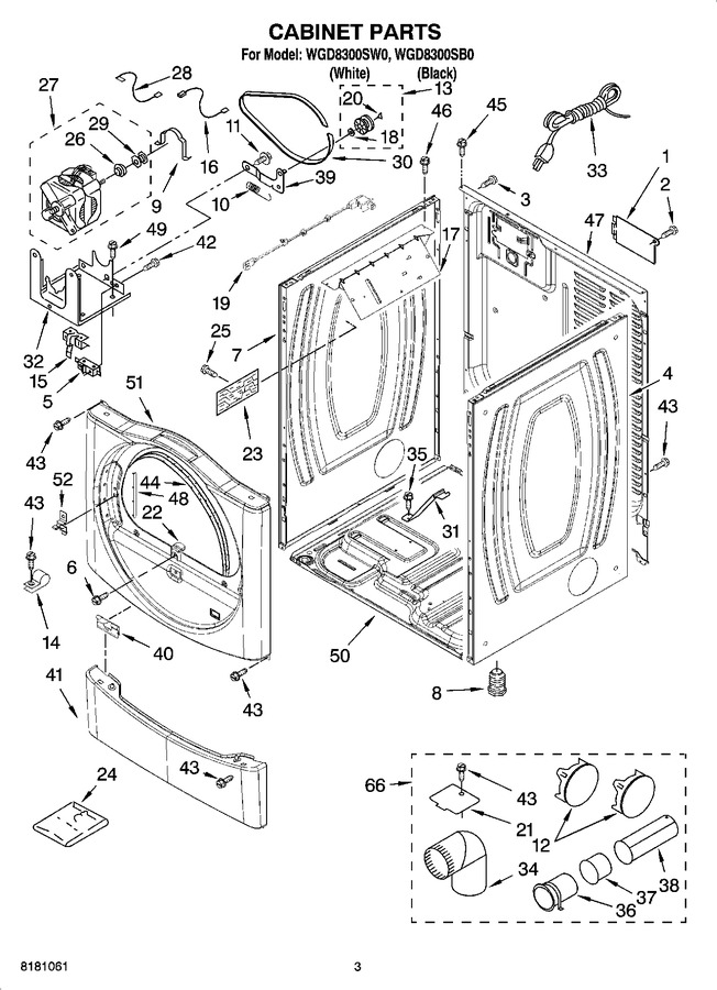 Diagram for WGD8300SW0