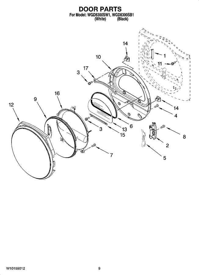 Diagram for WGD8300SW1