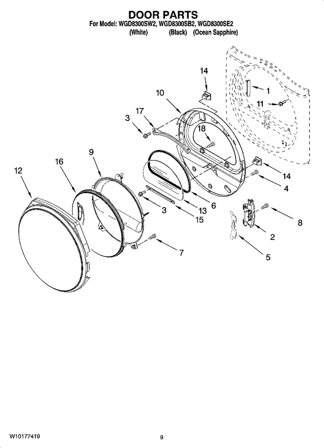 Diagram for WGD8300SB2