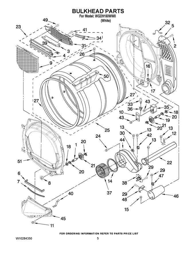 Diagram for WGD9150WW0