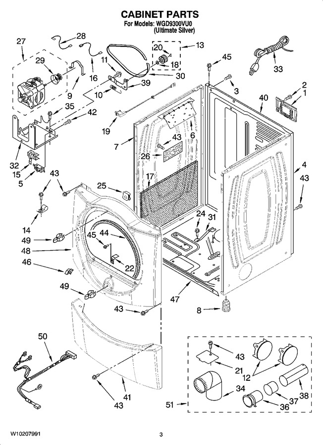 Diagram for WGD9300VU0