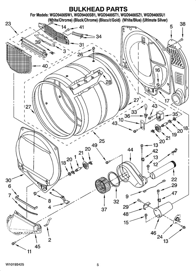 Diagram for WGD9400SU1