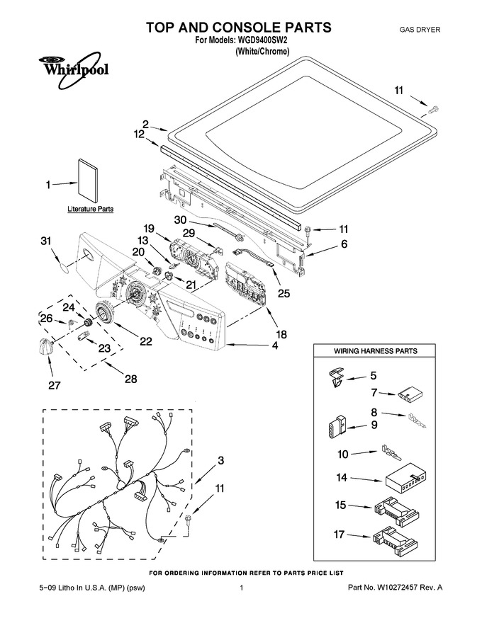 Diagram for WGD9400SW2