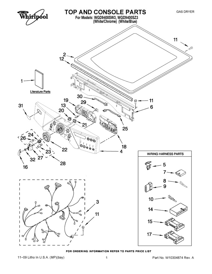 Diagram for WGD9400SW3