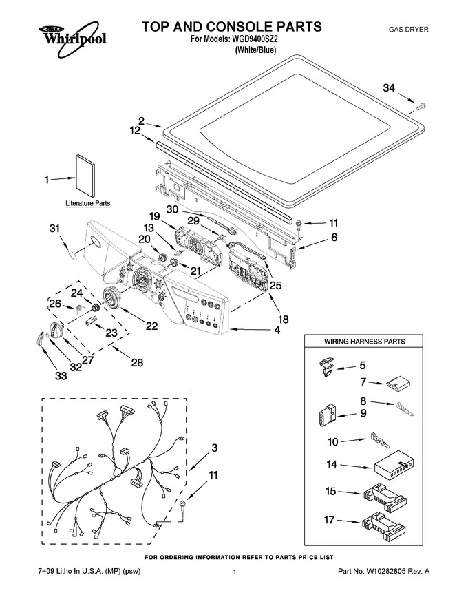 Diagram for WGD9400SZ2