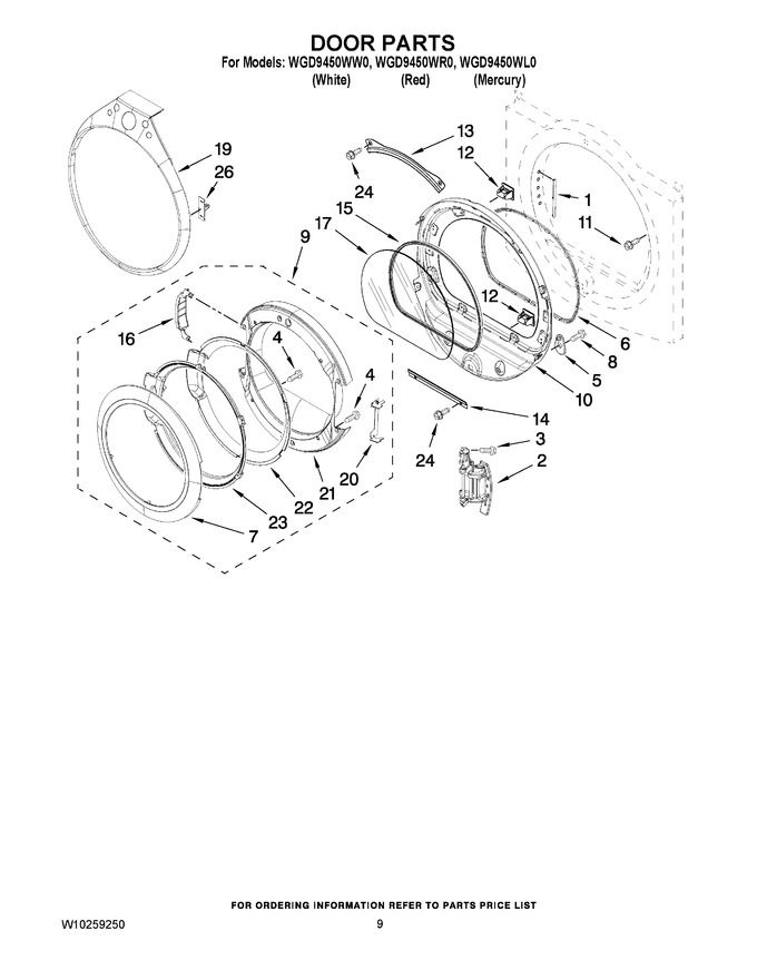 Diagram for WGD9450WL0
