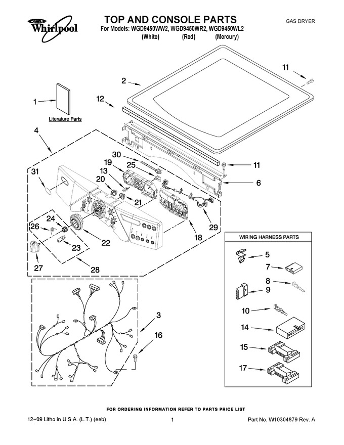 Diagram for WGD9450WL2