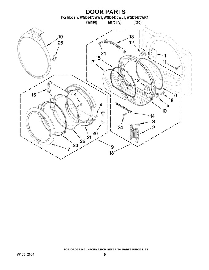 Diagram for WGD9470WR1