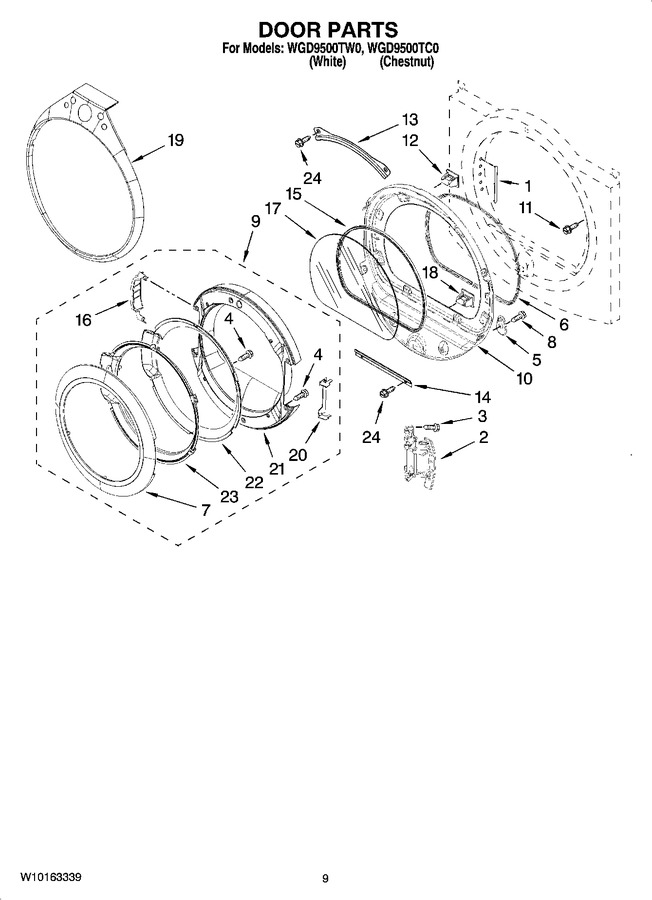 Diagram for WGD9500TW0