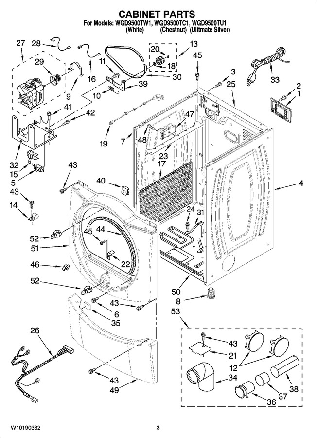 Diagram for WGD9500TW1