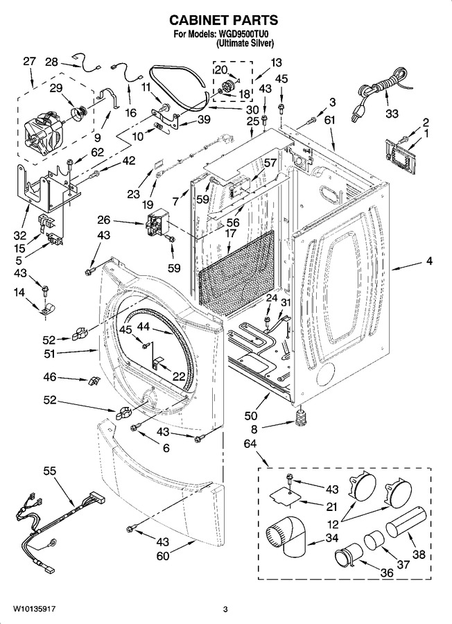Diagram for WGD9500TU0