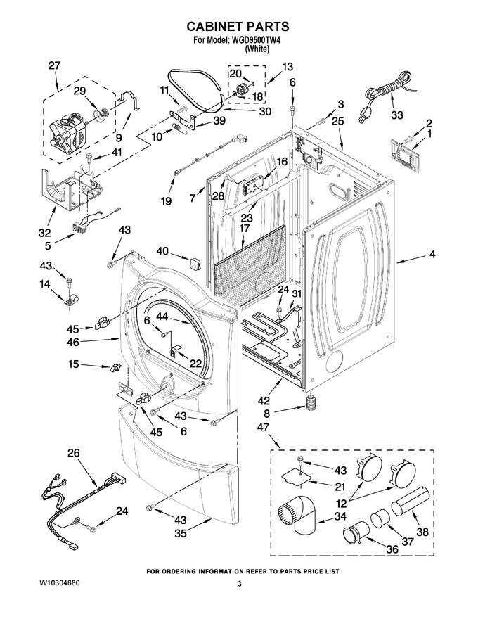 Diagram for WGD9500TW4