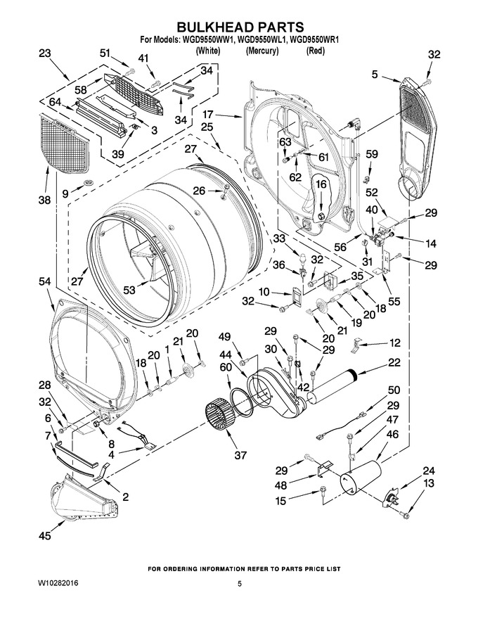 Diagram for WGD9550WR1