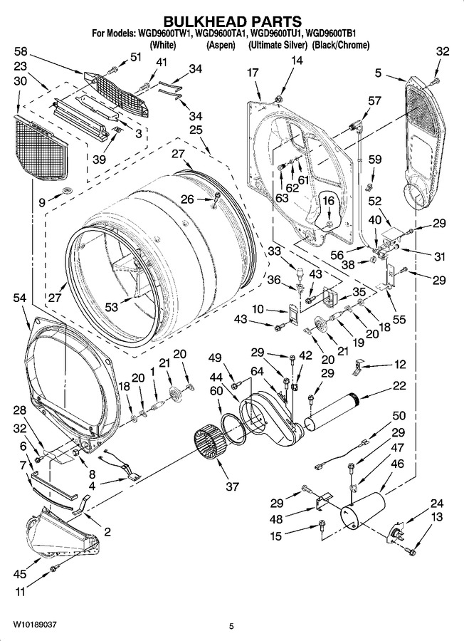 Diagram for WGD9600TA1