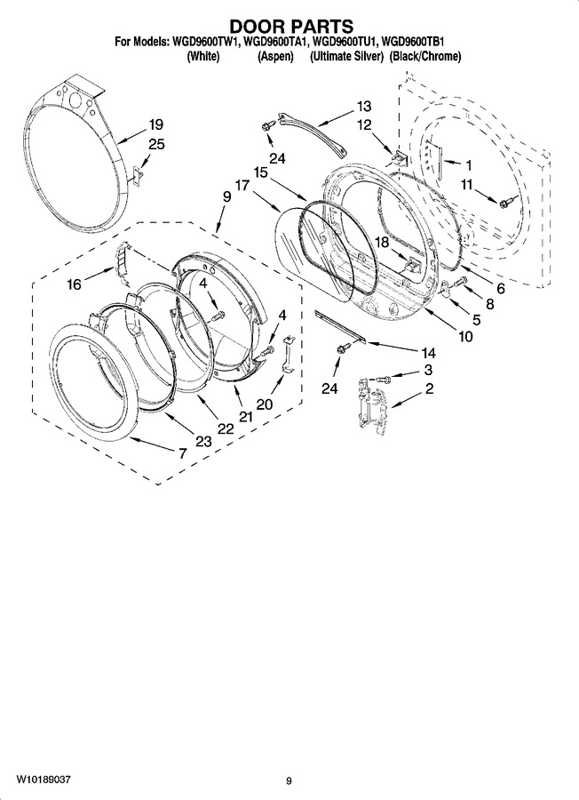 Diagram for WGD9600TW1