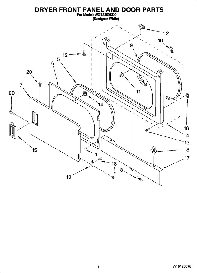 Diagram for WGT3300SQ0