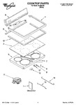 Diagram for 01 - Cooktop Parts