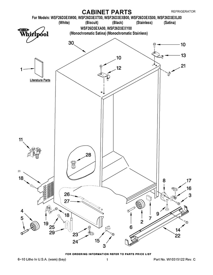 Diagram for WSF26D3EXL00