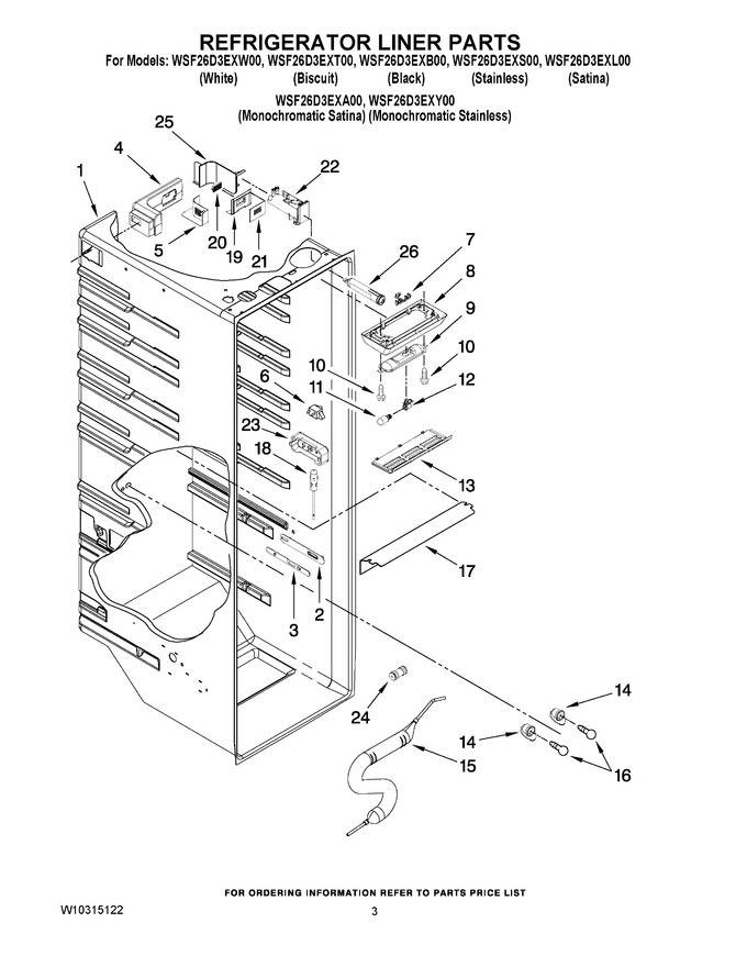 Diagram for WSF26D3EXS00