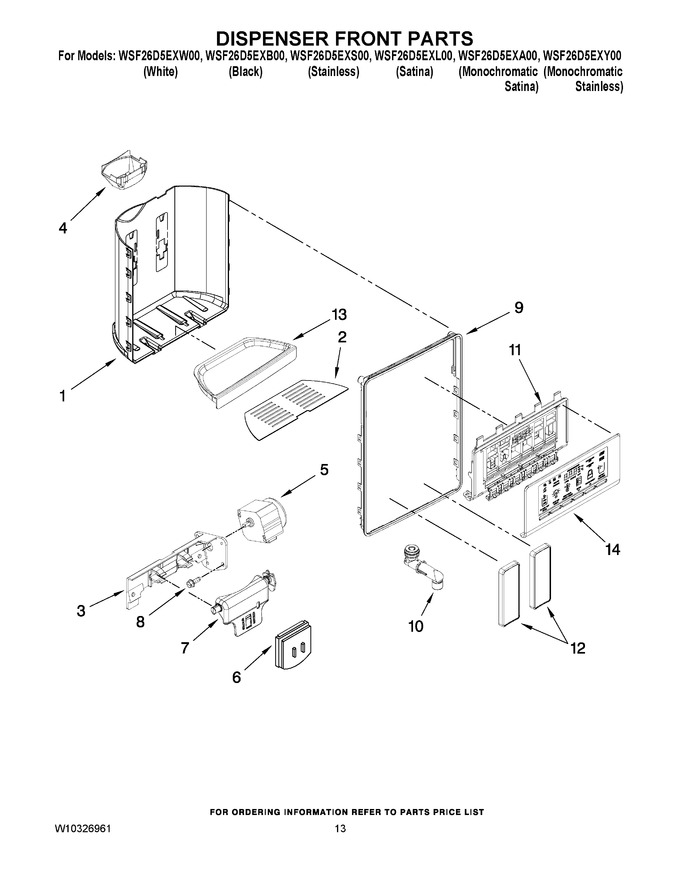 Diagram for WSF26D5EXA00
