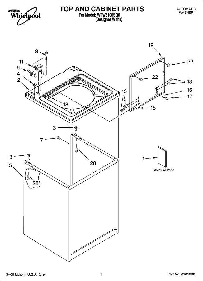 Diagram for WTW5100SQ0
